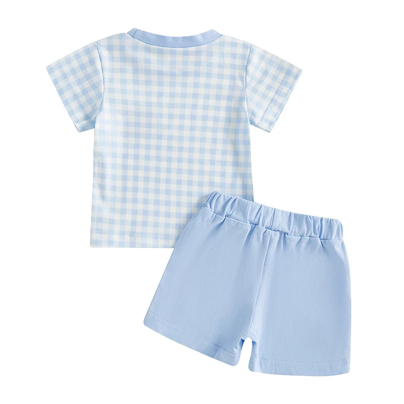 4th of July Boys Flag Tee + Shorts