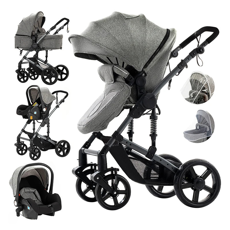 2-in-1 Baby Car Stroller
