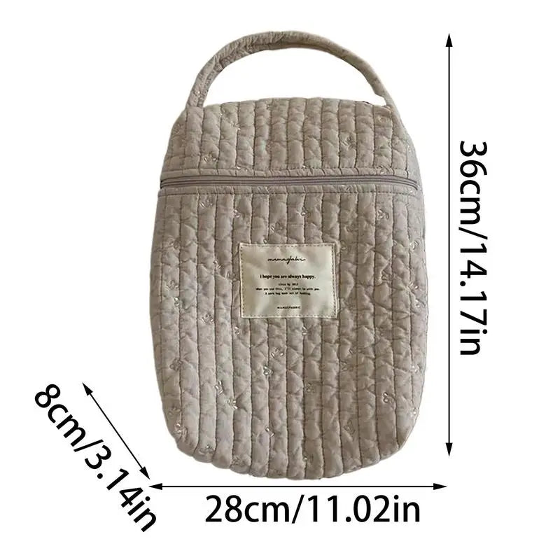 Quilted Caddy Diaper Bag