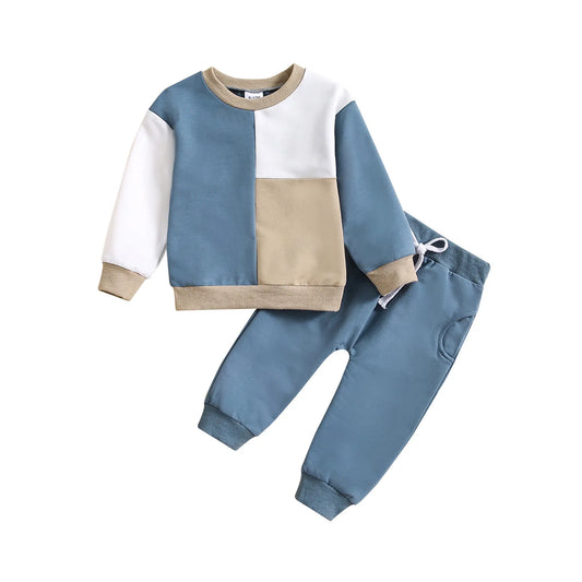Toddler Boys Color Block Set