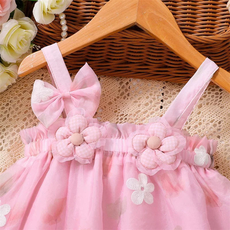 Toddler Girls Floral A-Line Dress