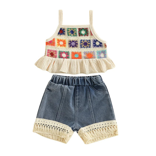 Baby Girls Floral Camisole Set