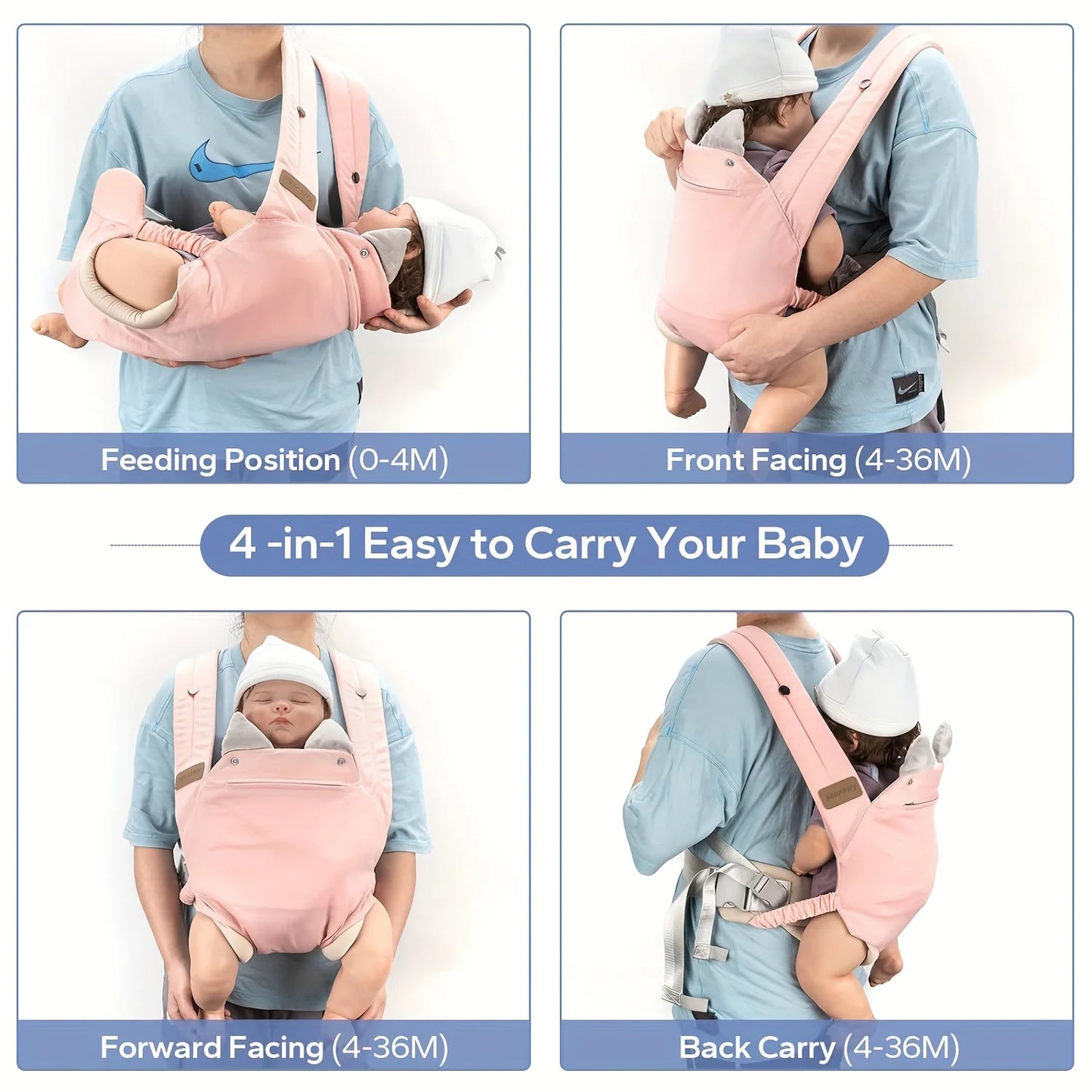 Comfort Max 4-in-1 Baby Carrier
