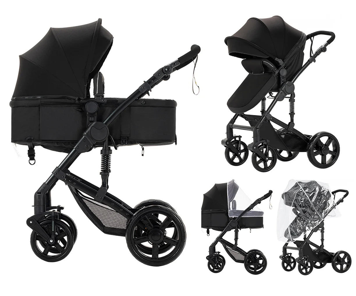 2-in-1 Baby Car Stroller