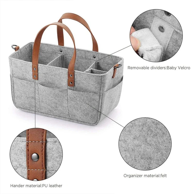 Infant Diaper Organizer Basket