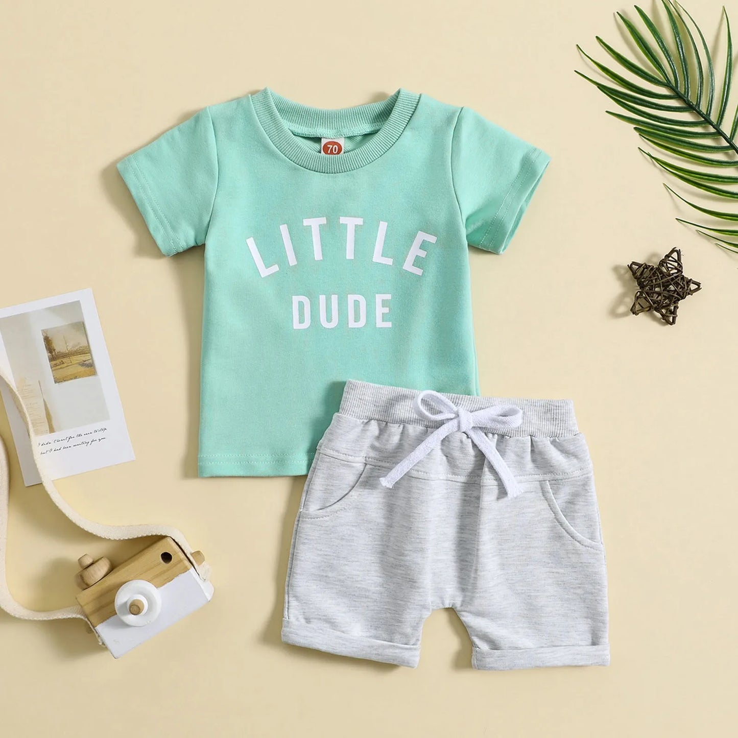 Baby Boys Dinosaur Tee Set