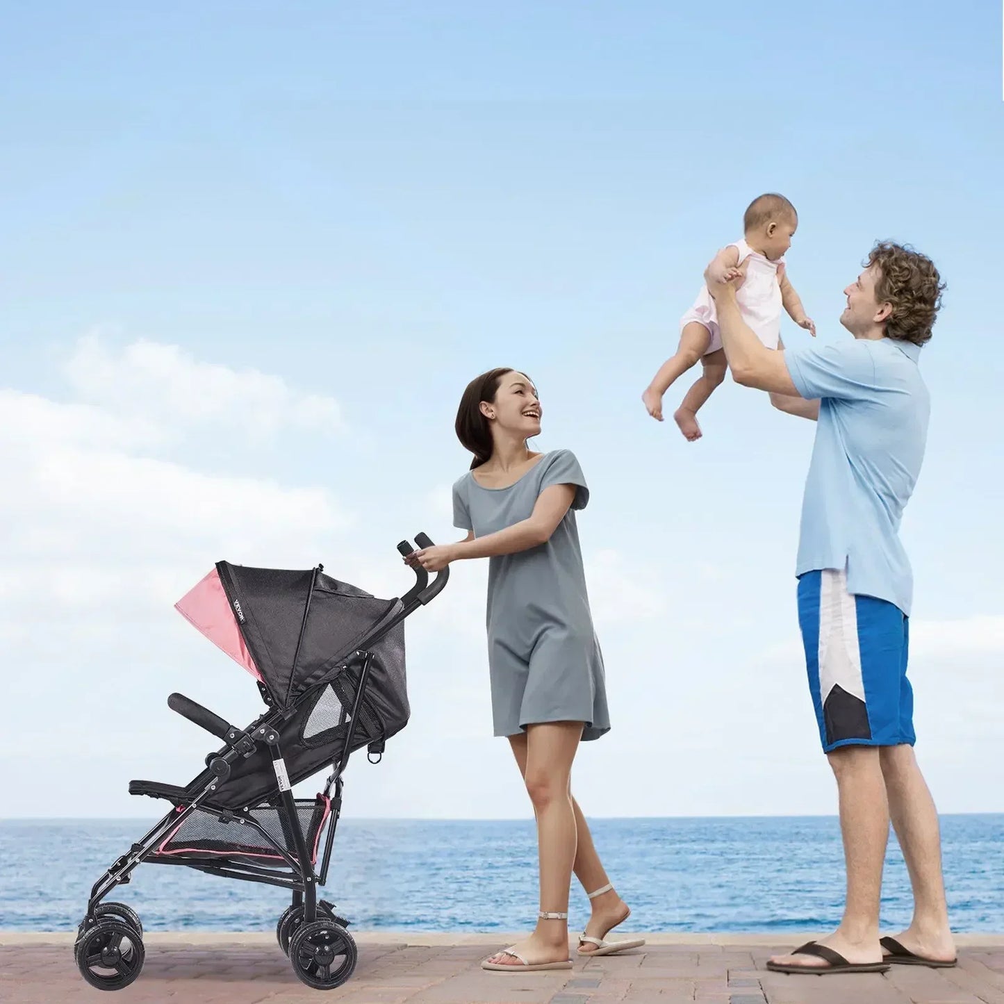 Foldable Stroller Adjustable Seat