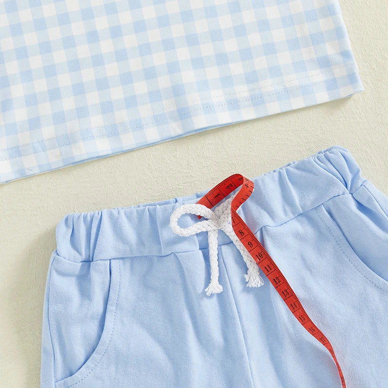 4th of July Boys Flag Tee + Shorts