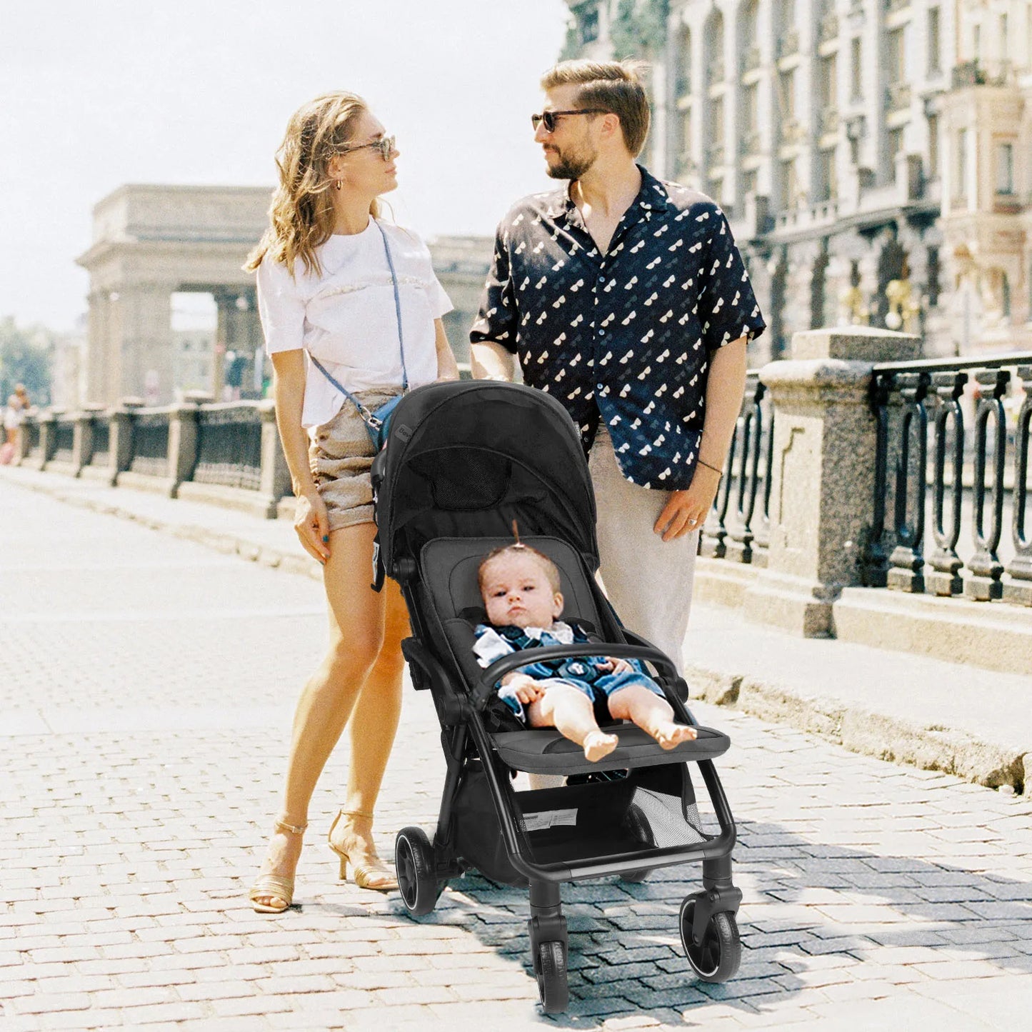 Foldable Baby Carriage Stroller Seat