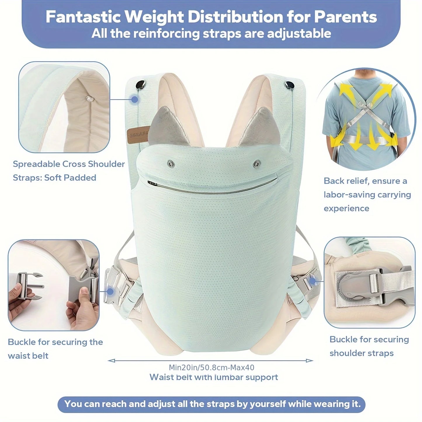 Comfort Max 4-in-1 Baby Carrier