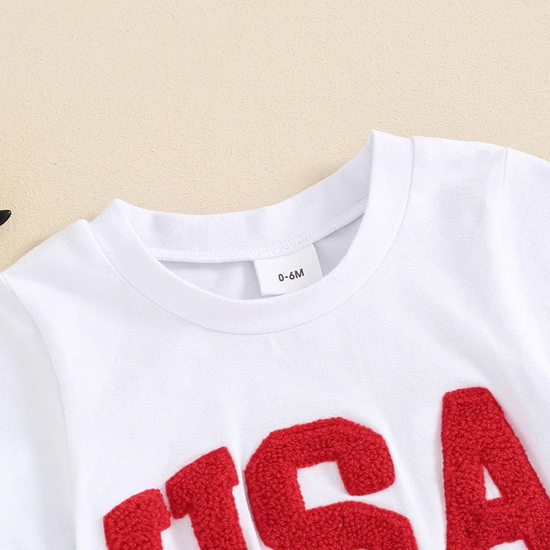 Baby Boys Fuzzy Tee + Shorts Set