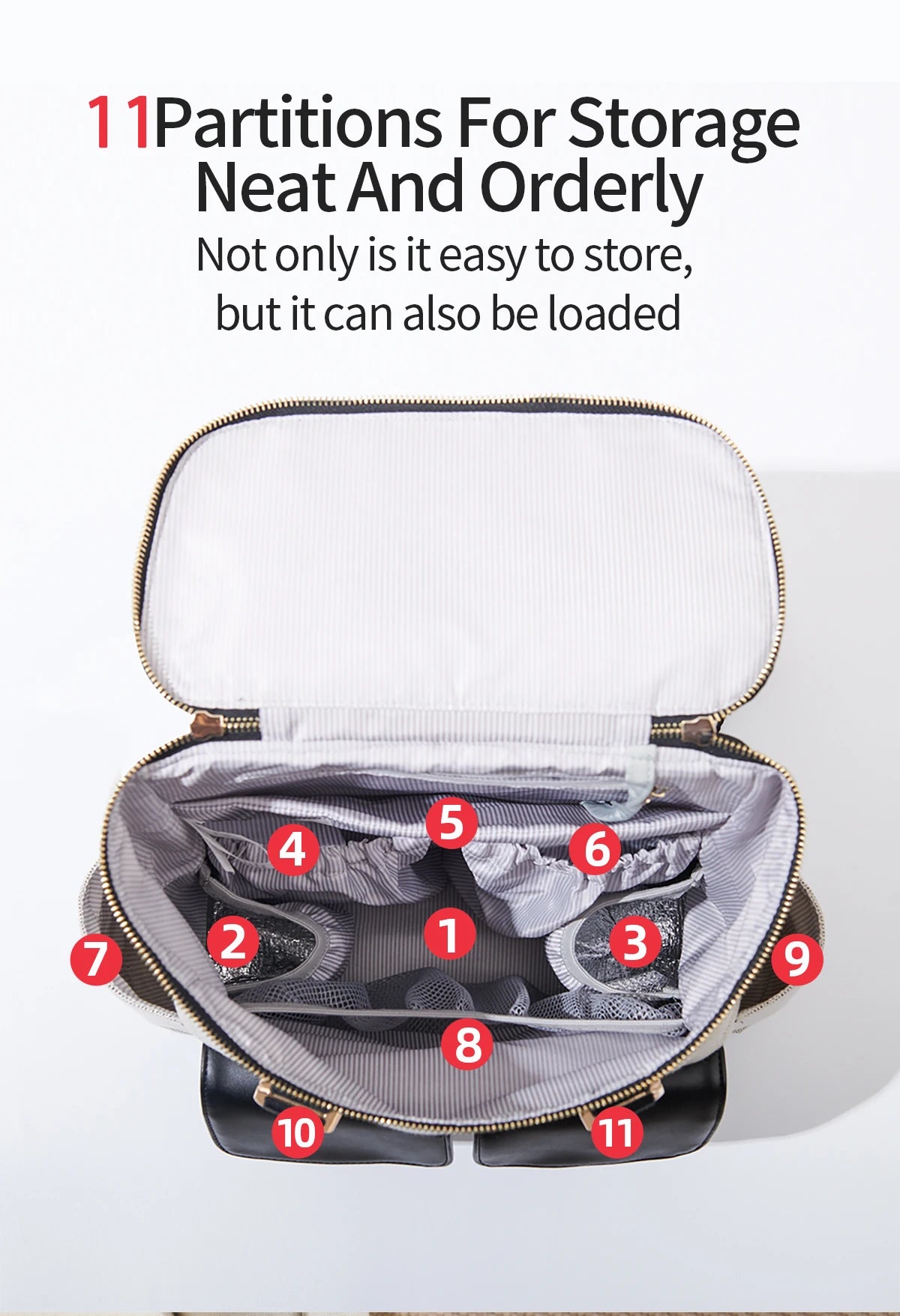 Sunveno Houndstooth Diaper Backpack