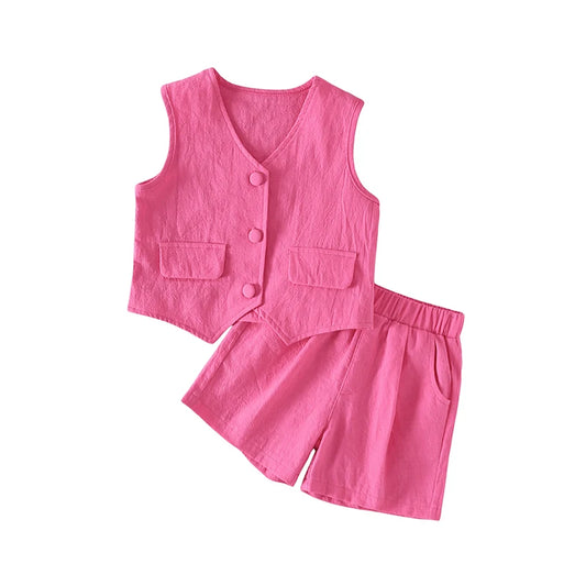 Toddler Girls Tank + Shorts Set