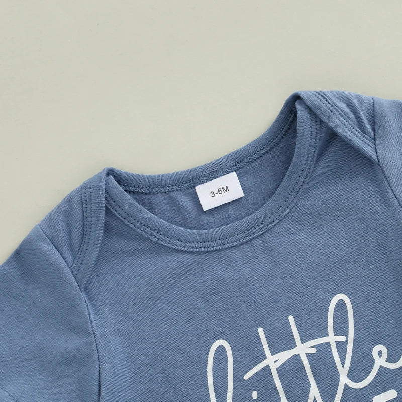 Infant Boys Romper + Shorts Set