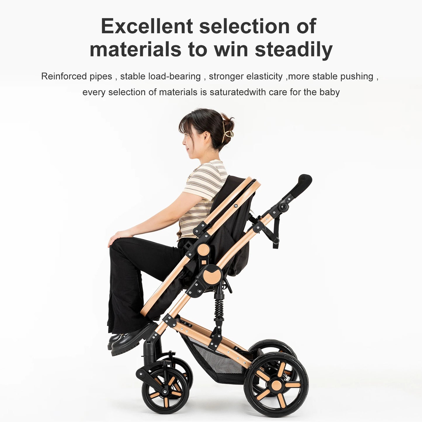 2-in-1 Baby Car Stroller