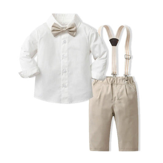 Baby Boy Romper + Pants Set