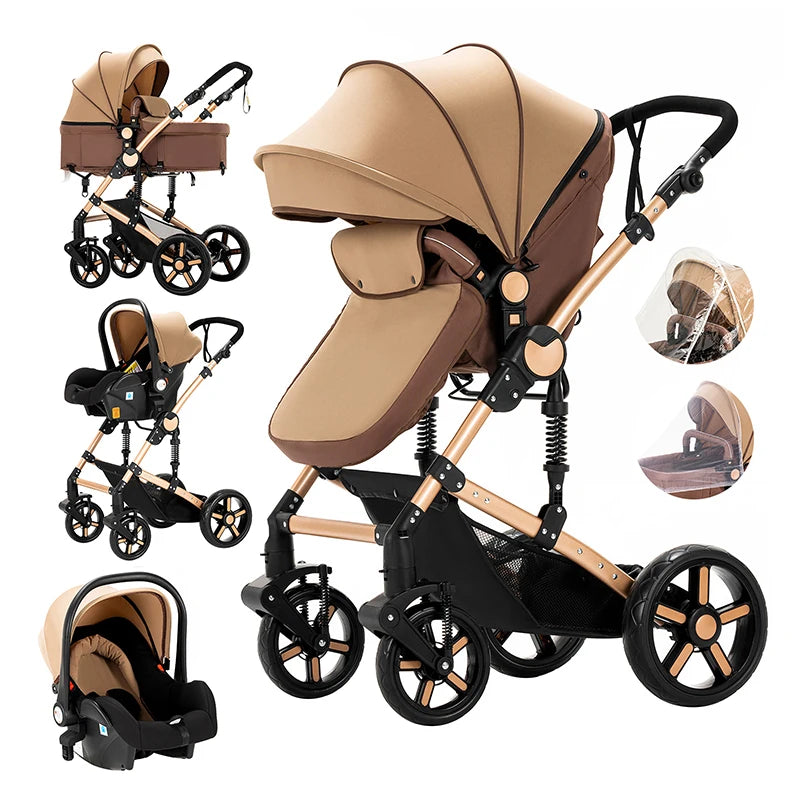 2-in-1 Baby Car Stroller