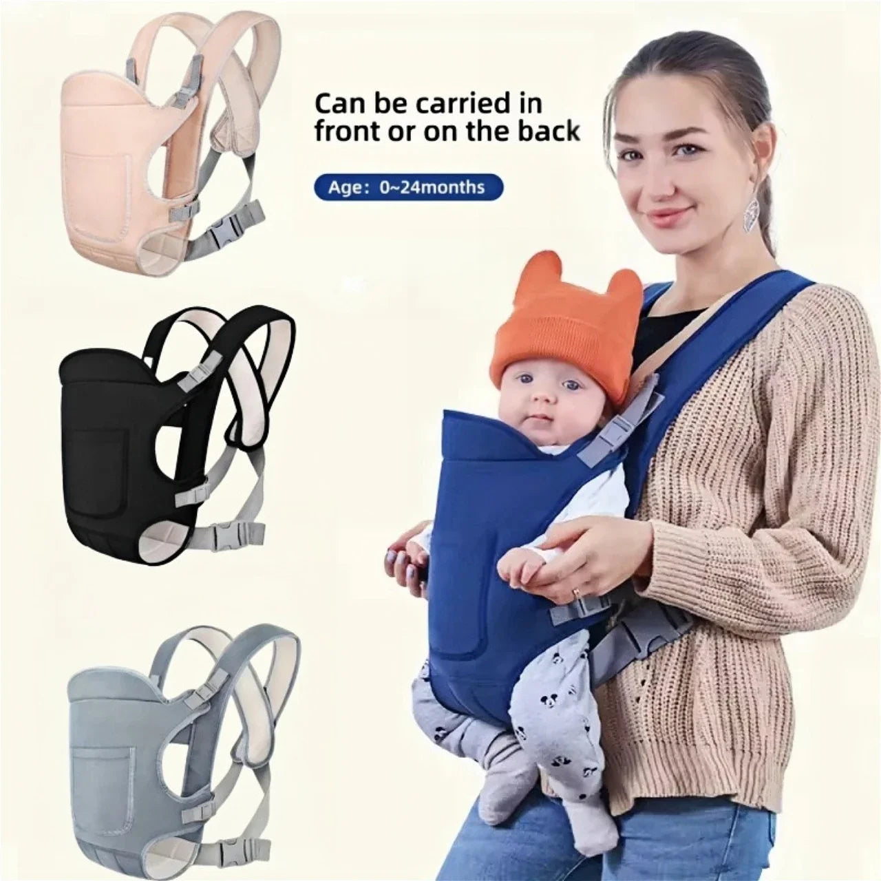 4-in-1 Backpack Baby Carrier