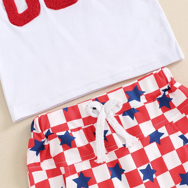 Baby Boys Fuzzy Tee + Shorts Set