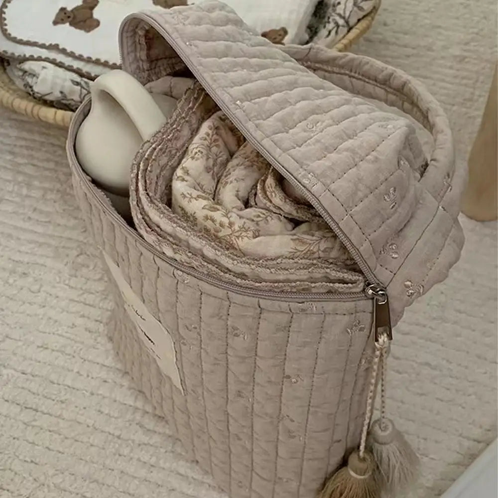 Quilted Caddy Diaper Bag