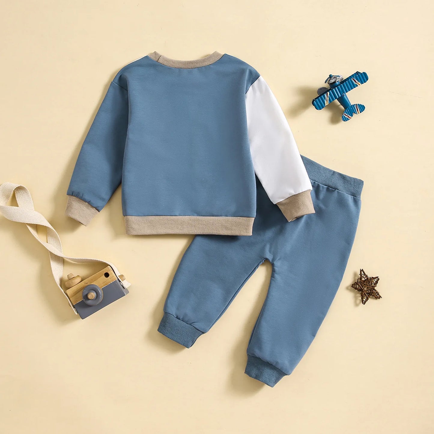 Toddler Boys Color Block Set
