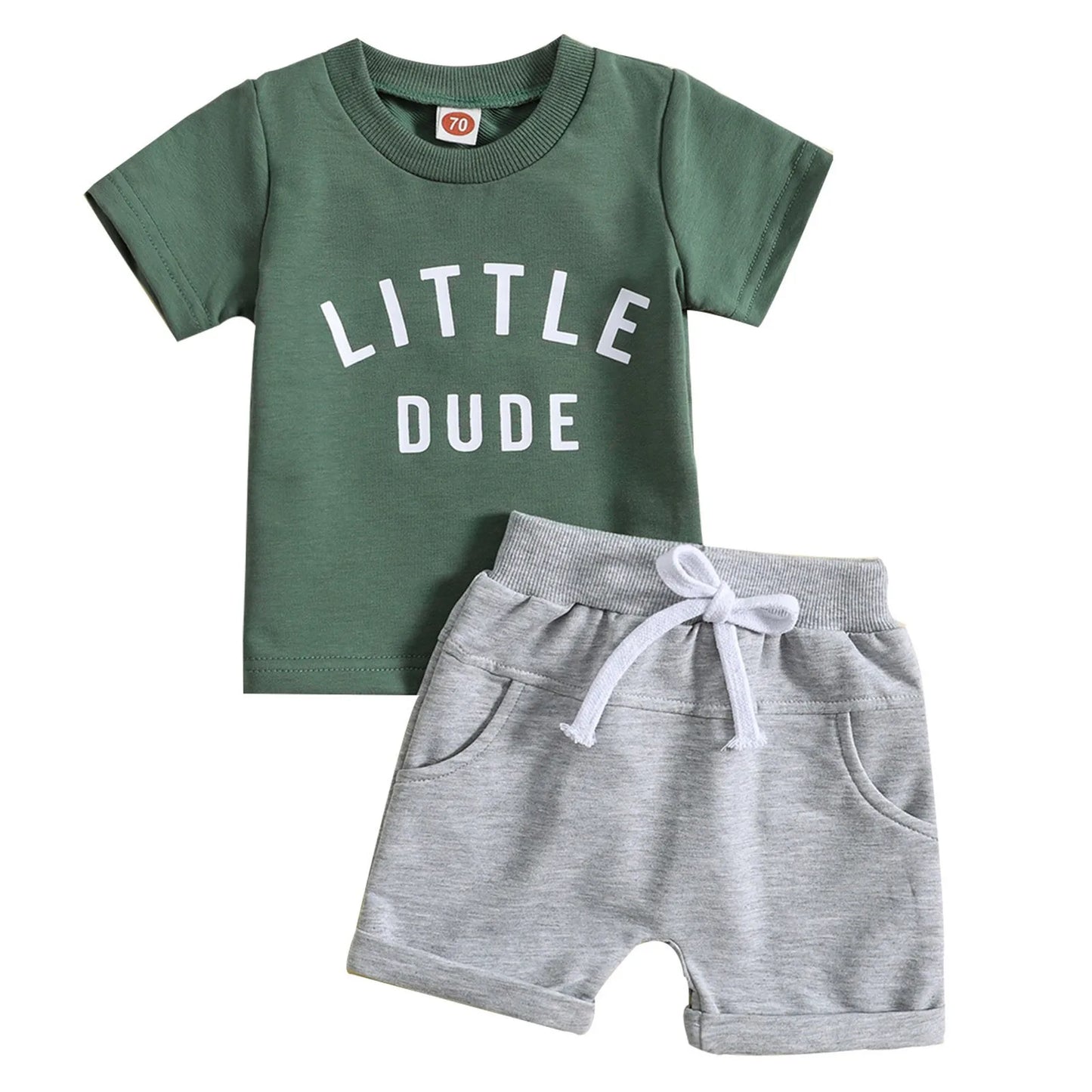 Baby Boys Dinosaur Tee Set