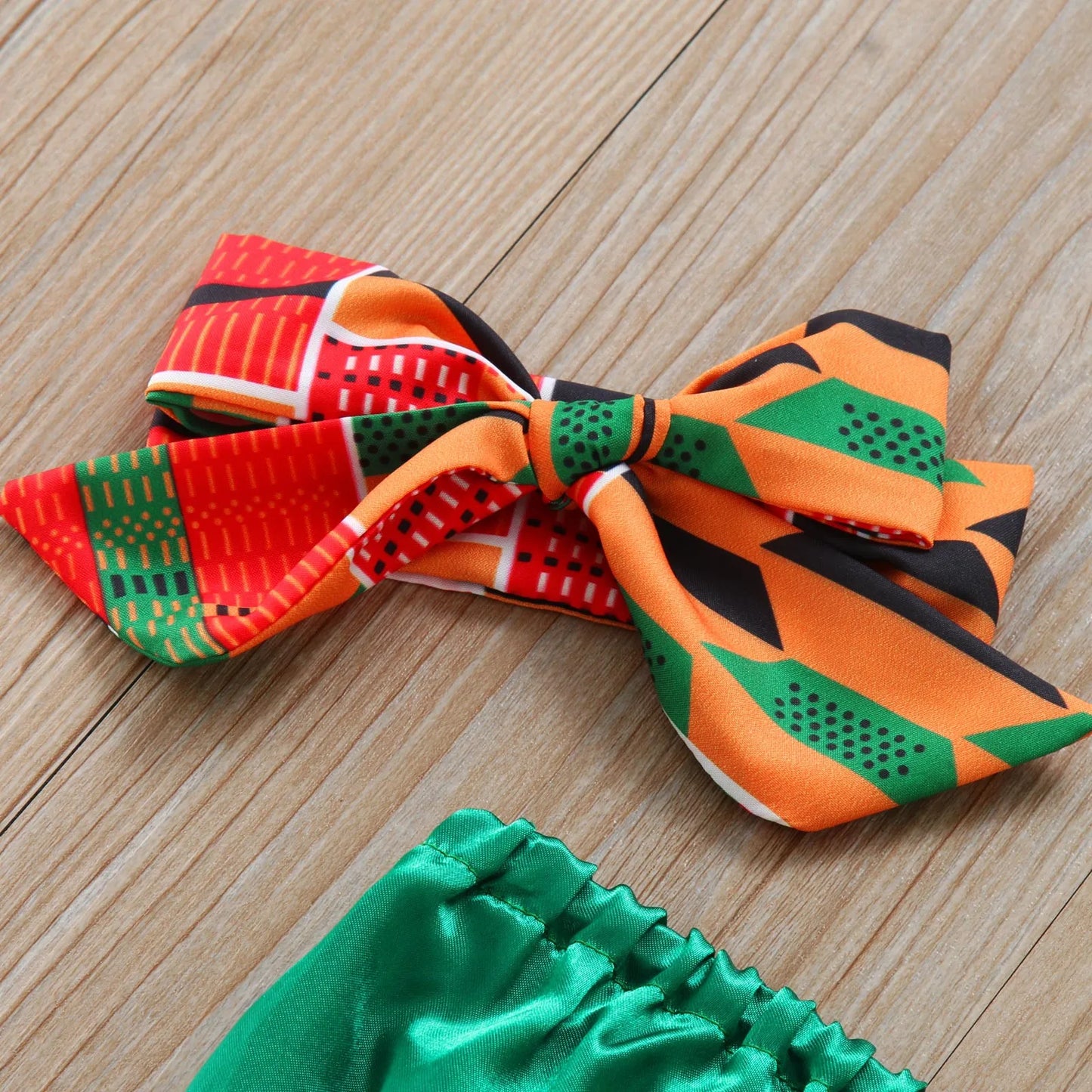 Girls Dashiki Skirt Top Set