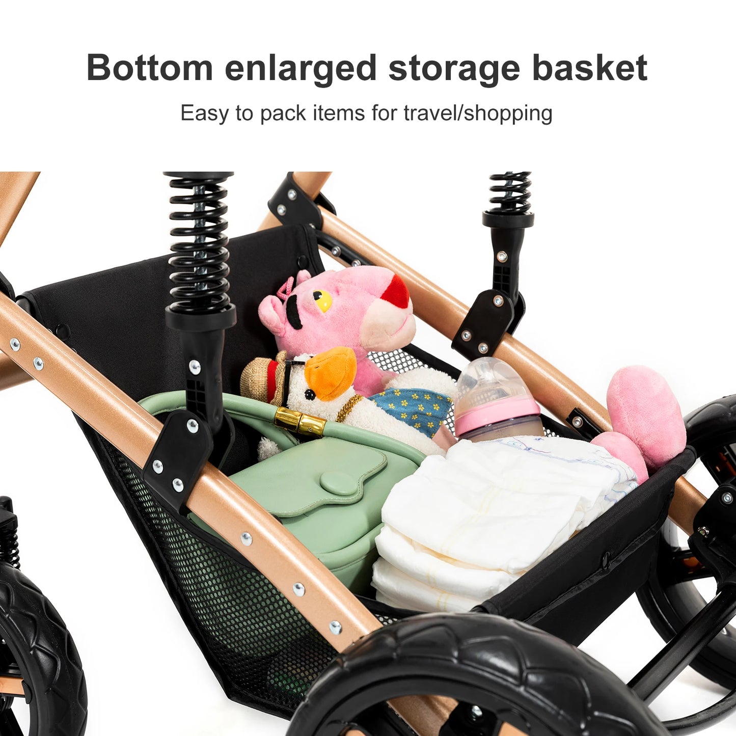 2-in-1 Baby Car Stroller