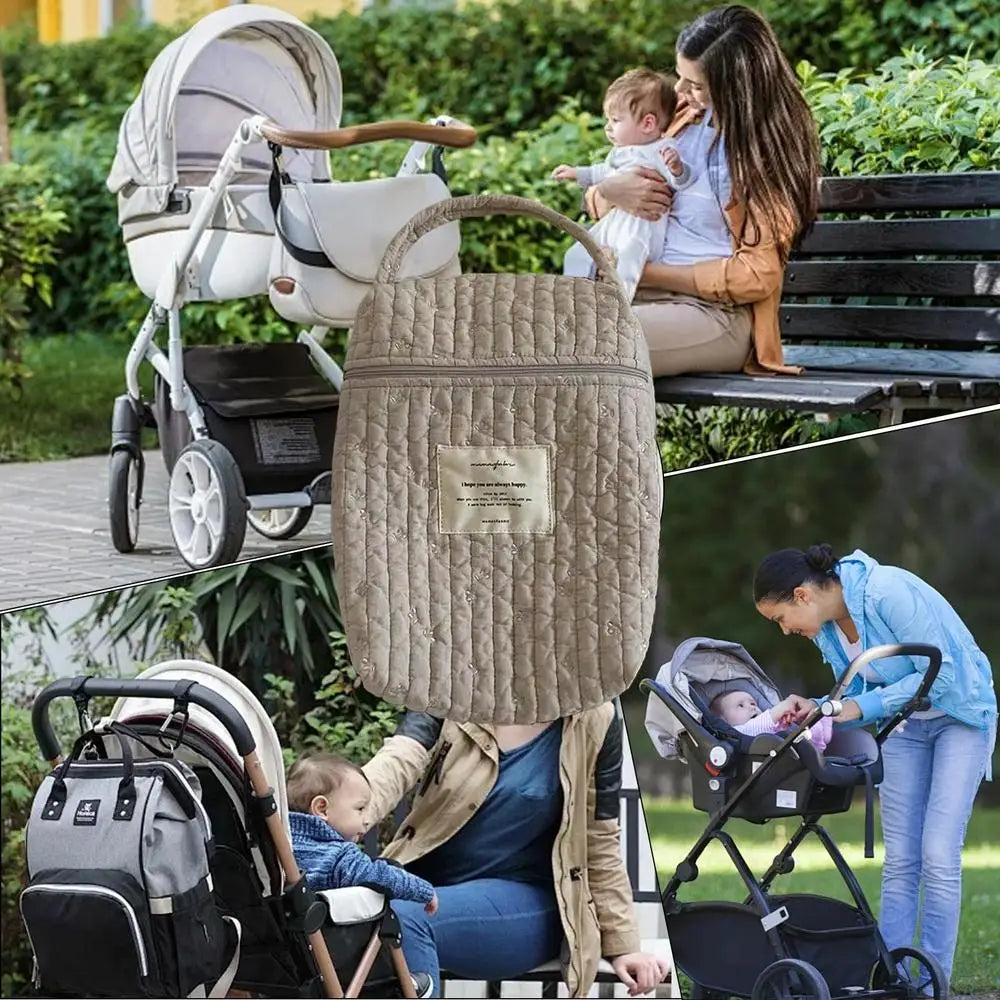 Quilted Caddy Diaper Bag