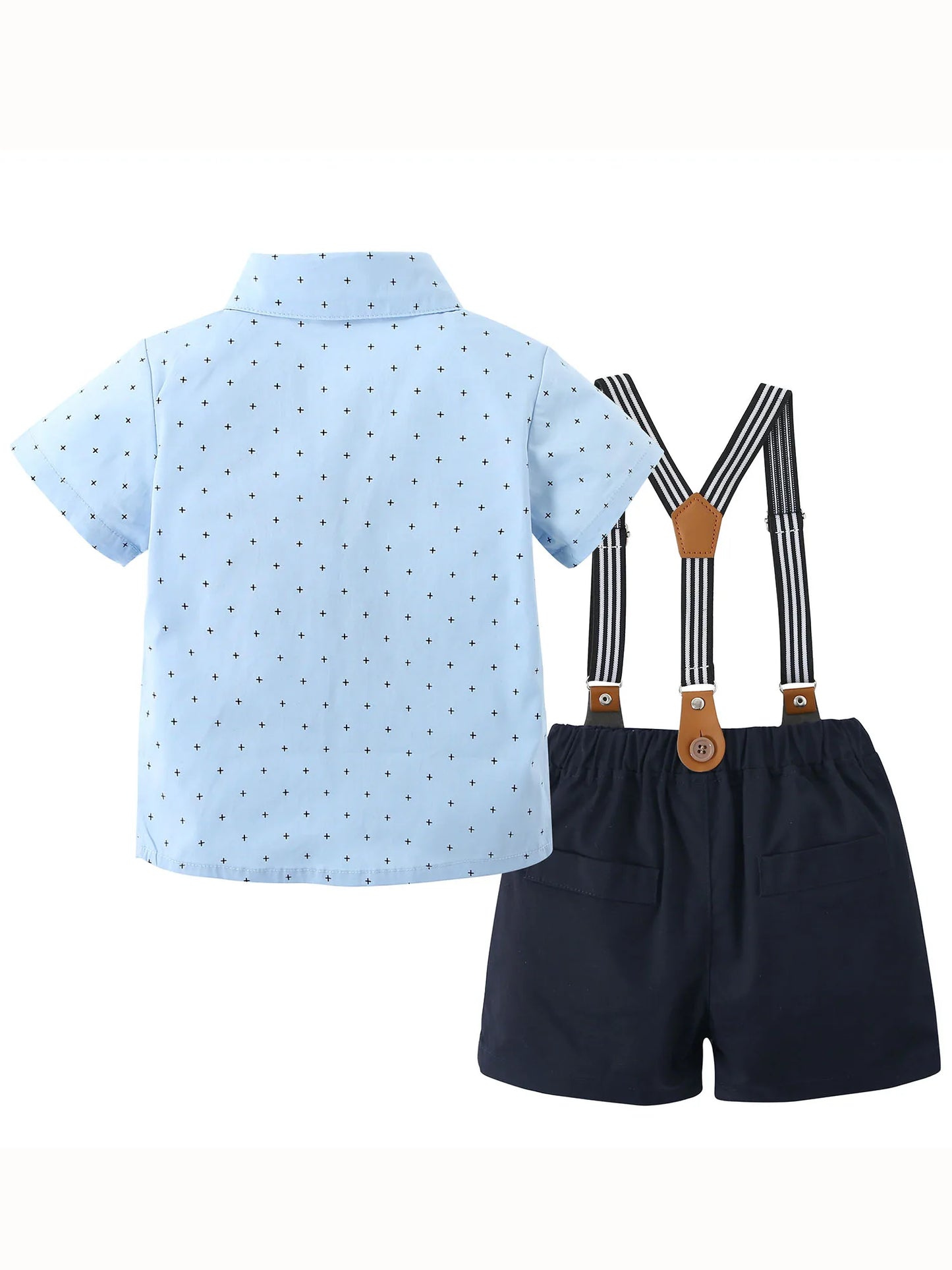 Toddler Boys Suit + Bowtie Set