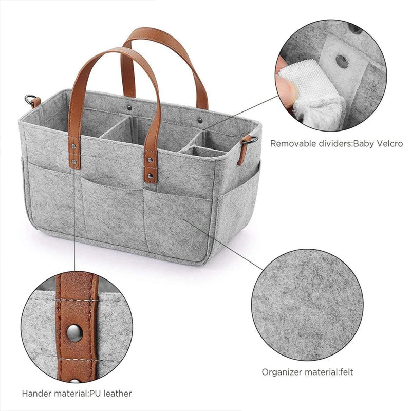 Infant Diaper Organizer Basket