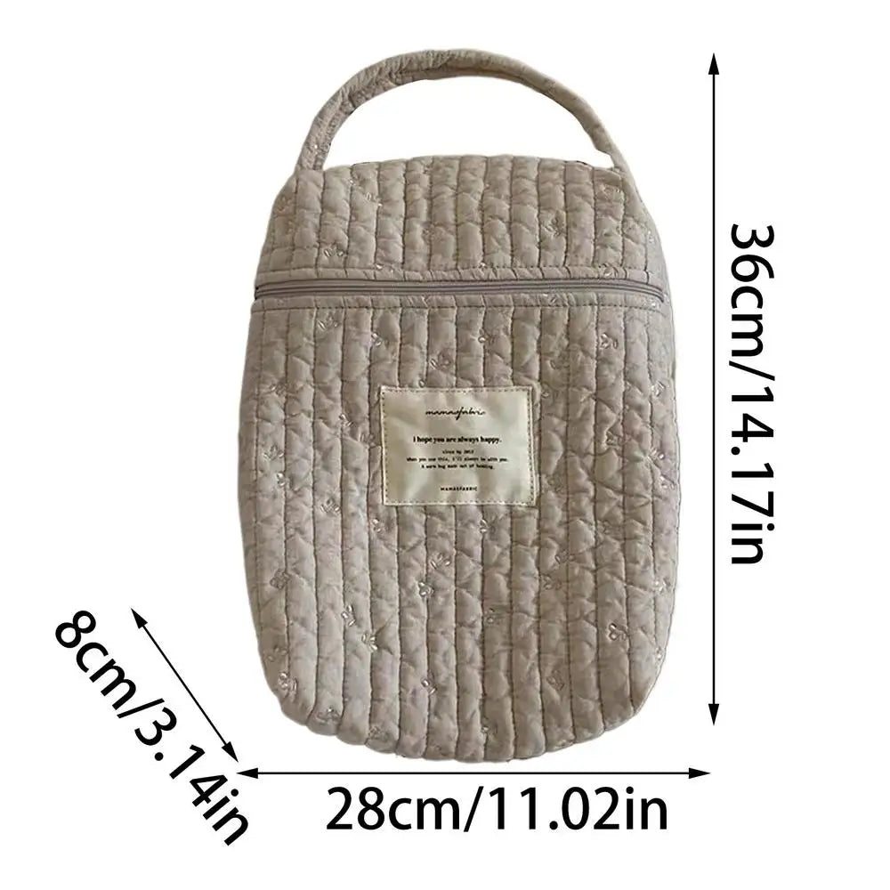 Quilted Caddy Diaper Bag