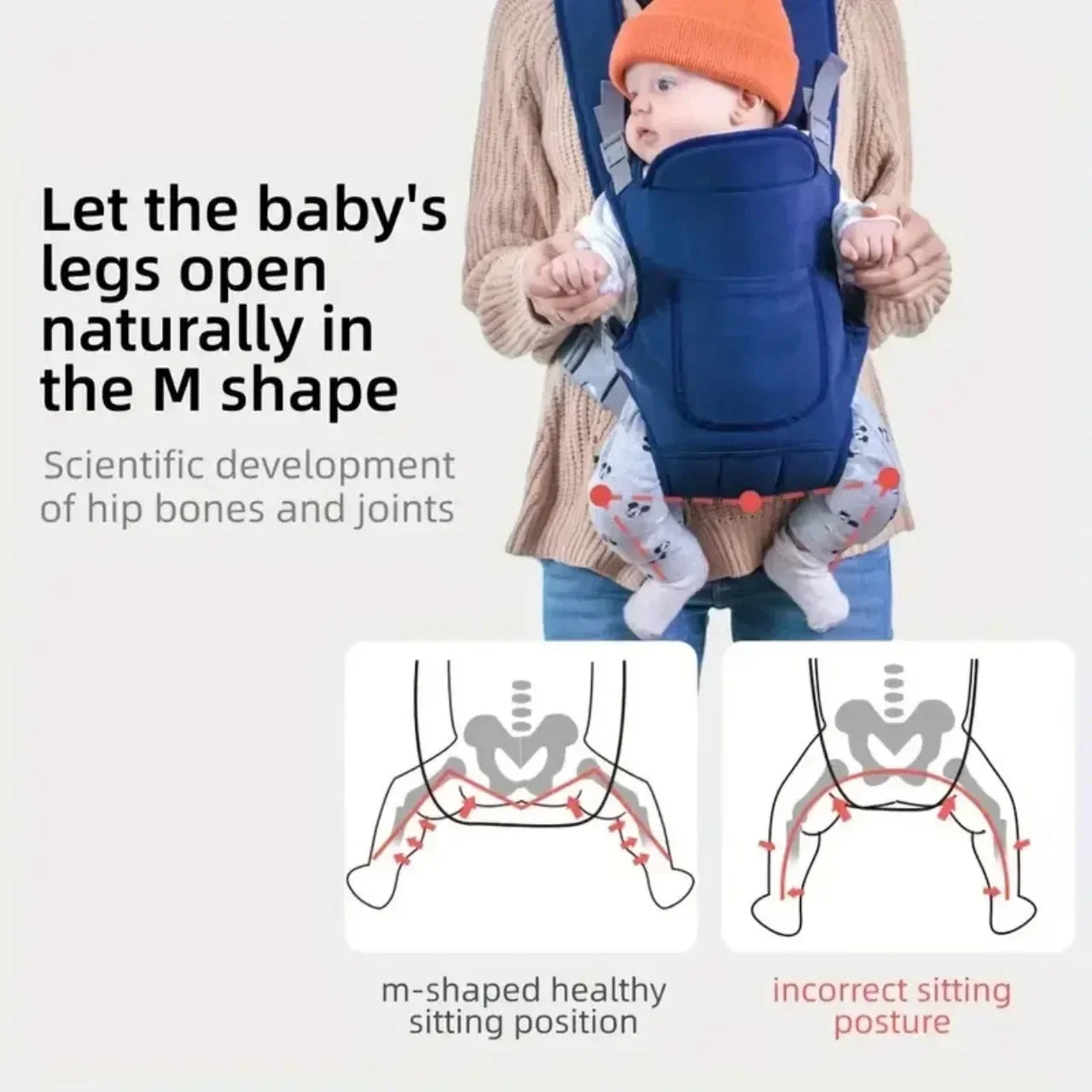 4-in-1 Backpack Baby Carrier