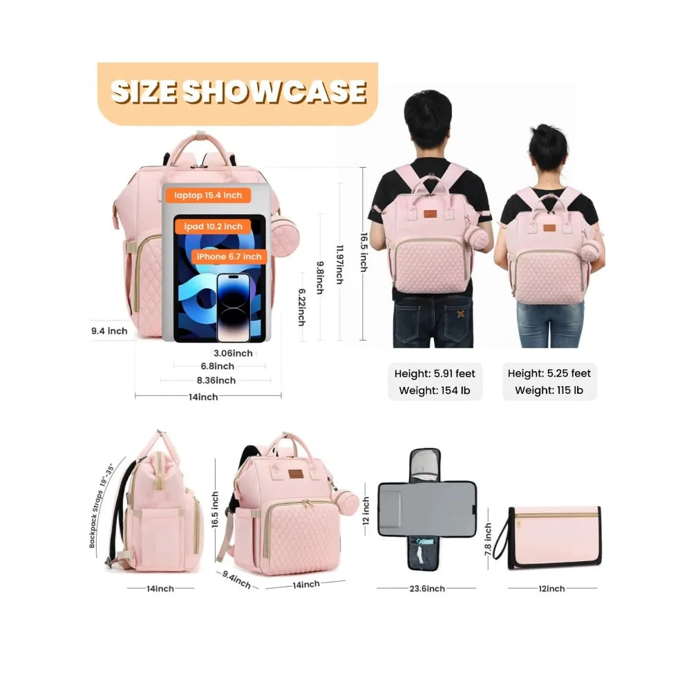 Changing Pad Diaper Backpack